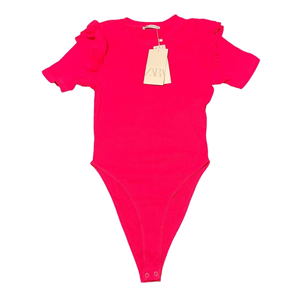 Zara ruffle bodysuit
